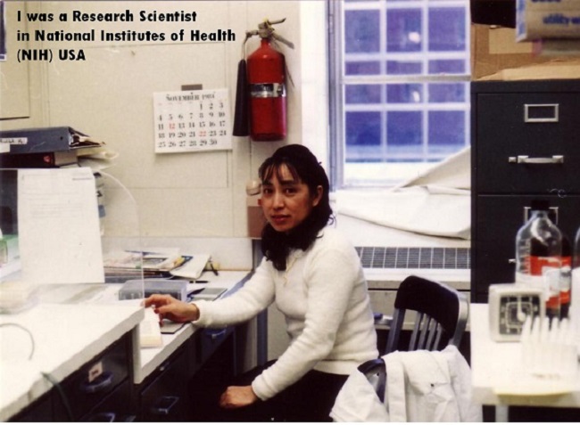 I was in NIH, Cancer Research
