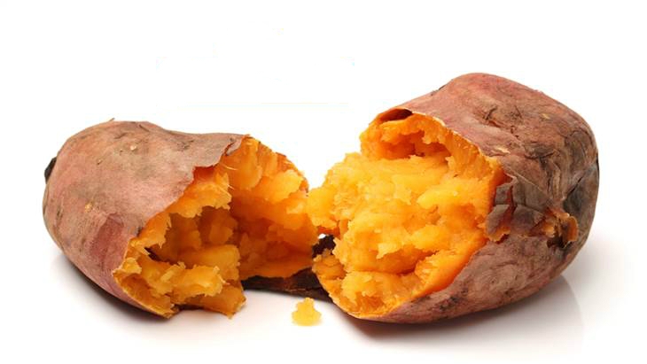 Cooked sweet potato